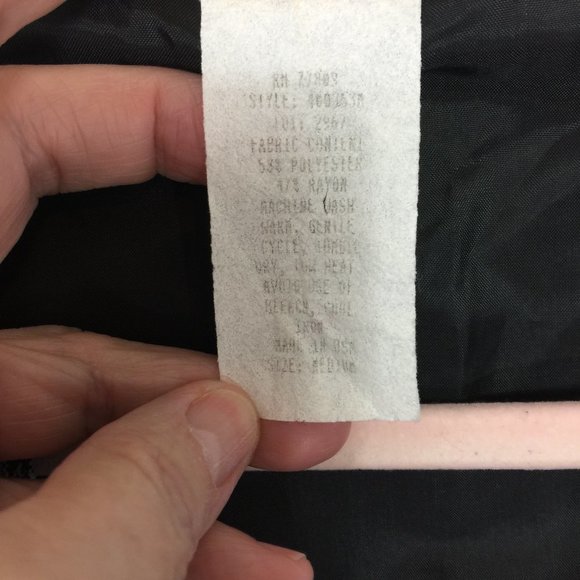 Toni Garment CC Magic Vest Tuxedo Vintage BOHO Med - Picture 6 of 7